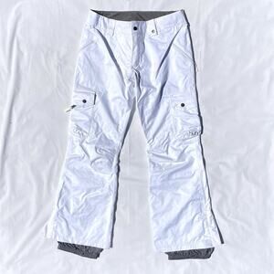 Burton DryRide Lucky Pants Womens Small White Snowboarding Ski